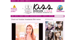 Desktop Screenshot of kissskincareusa.com